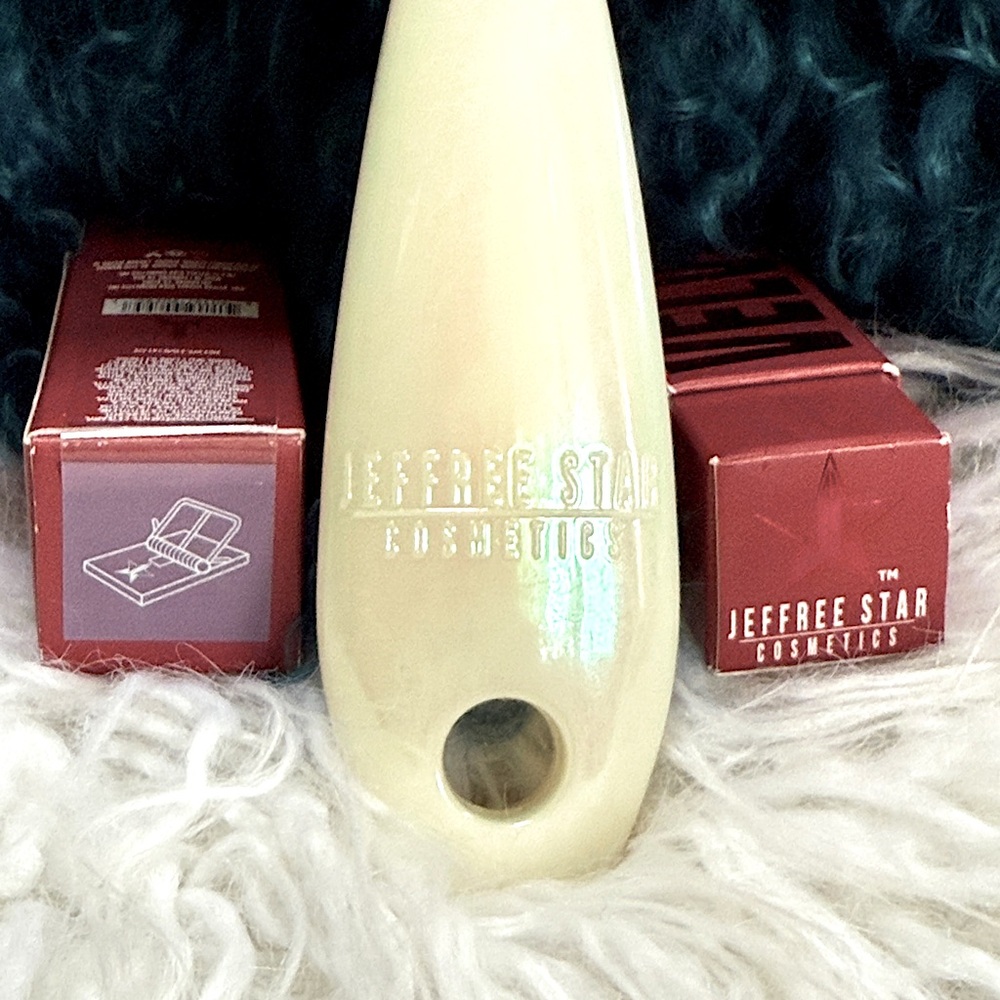Jeffree Star Pearlescent Star Mirror & 2 Velvet Trap Lipsticks shade Mouse Trap - Picture 6 of 8